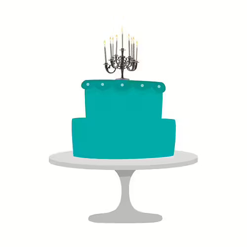 Tårtljus, Cake candelabra (tårt-kandelaber)