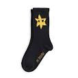 Star socks black