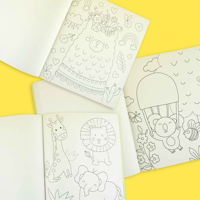 Coloring Book, Animals Forest Party