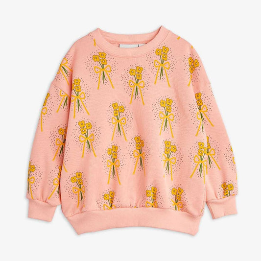 Winter Flowers AOP Sweatshirt, Pink