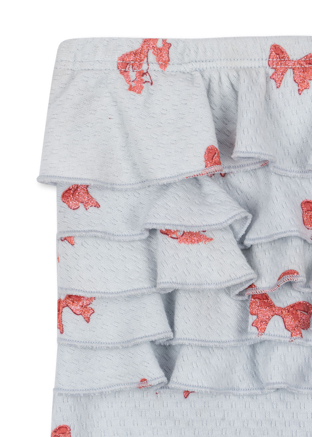 Sui Frill Pants GOTS, Rosia Blue Bow - Konges Sløjd