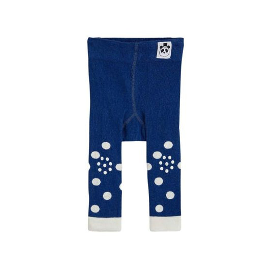 Swan anti slip baby leggings Navy