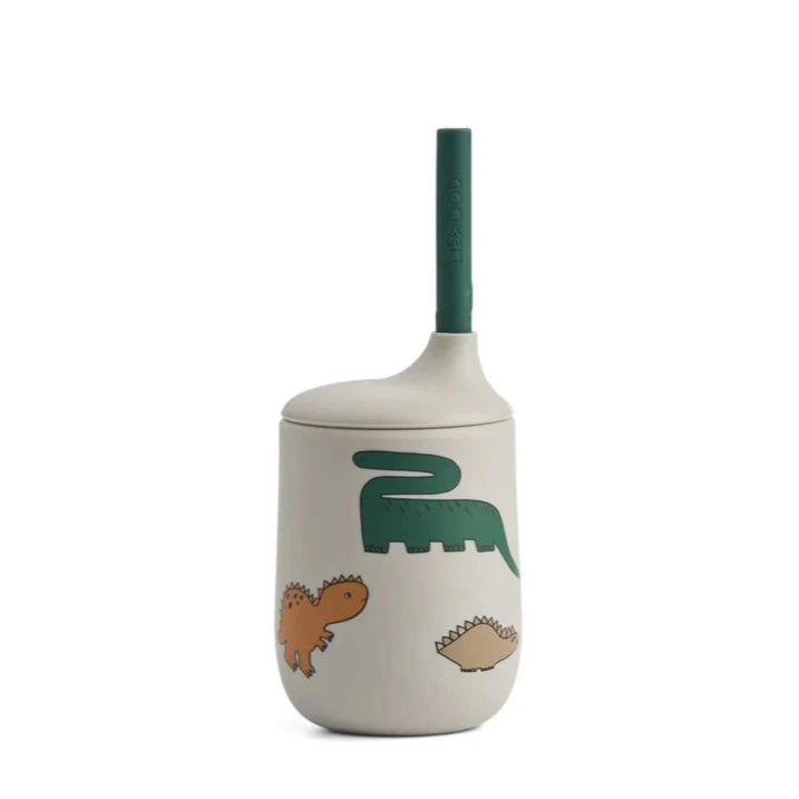 Ellis Sippy Cup, Dinosaurs / Mist