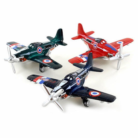 Flygplan, Airplane Chief, Pull-Back Action, Olika färger - Robetoy