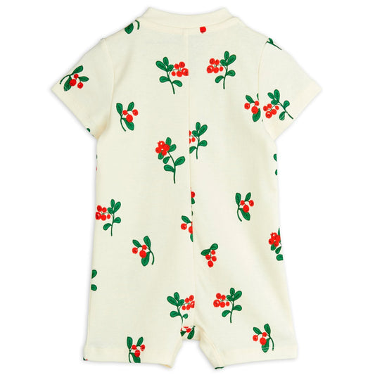 Lingonberries Summersuit, Offwhite - Mini Rodini