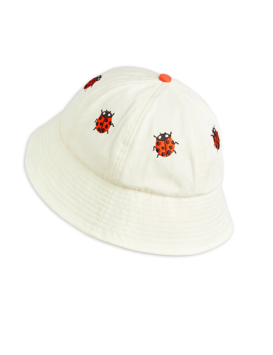 Ladybug Solhatt, Offwhite - Mini Rodini