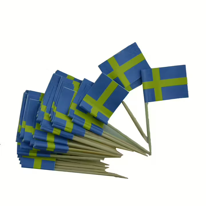Cocktailpinne, Svenska Flaggan - Party