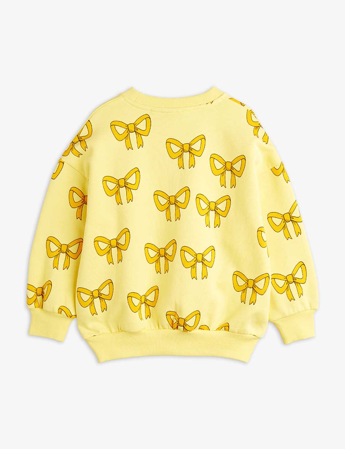 Bow AOP Sweatshirt, Yellow