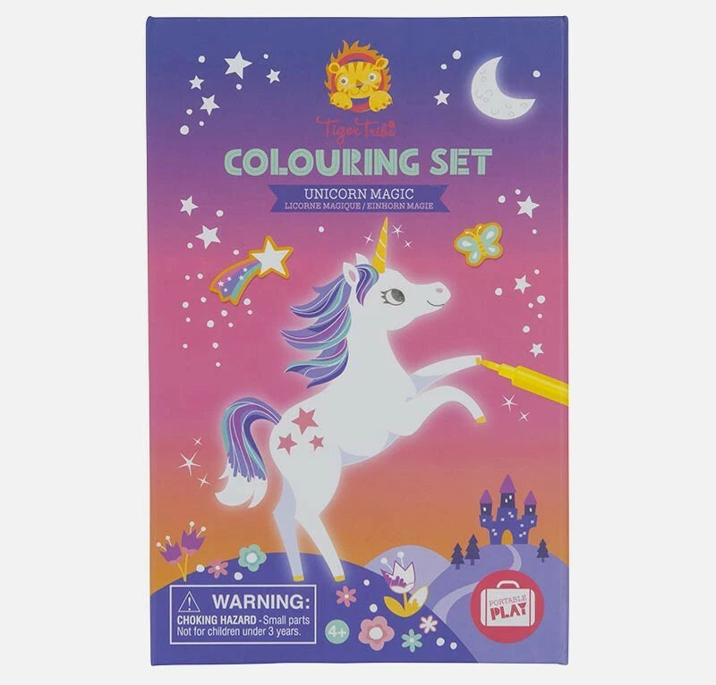Målarset, Colouring Set, Unicorn Magic - Tiger Tribe