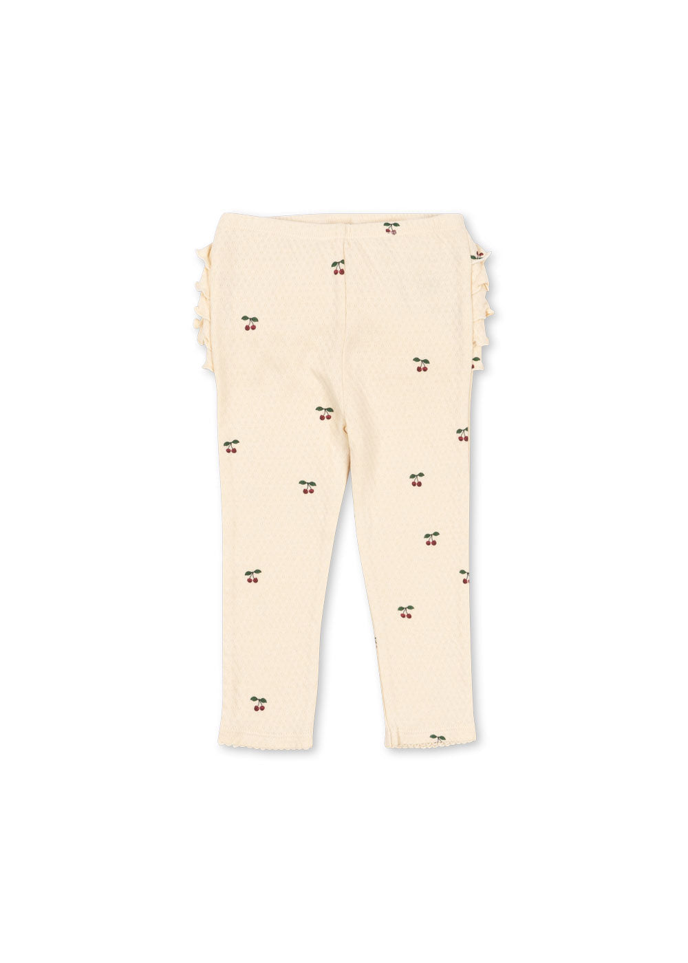 Sui Frill Pants GOTS, Cherry