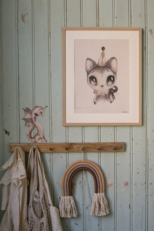 Poster, Dear Meow, 50X70 cm - Mrs Mighetto