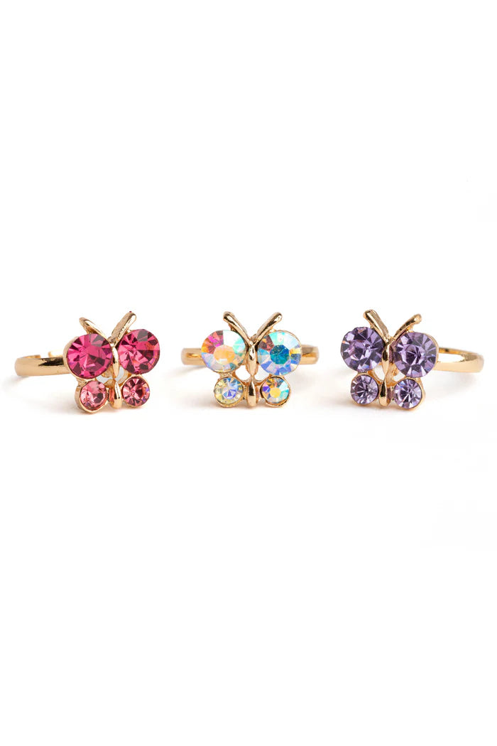 Ringar 3-pack, Boutique Butterfly Gem - Great Pretenders