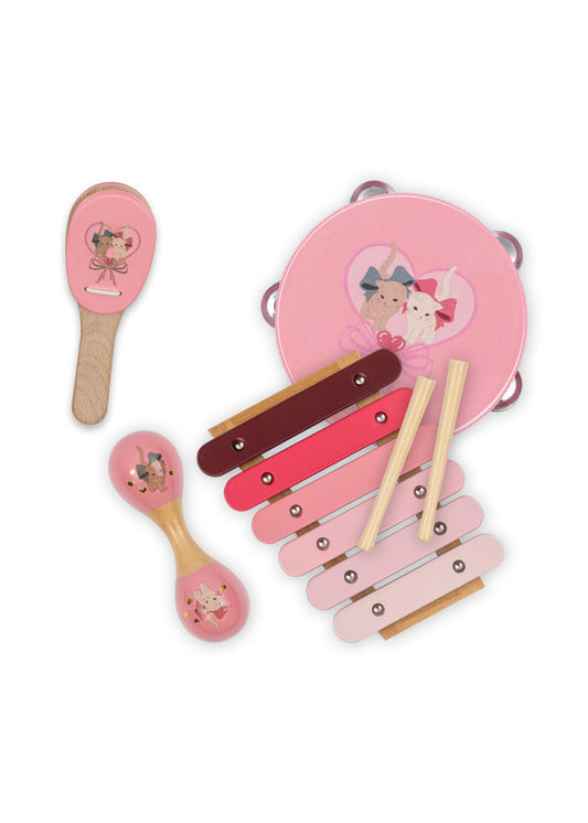 Wooden Music Set Fsc, Bow Kitty