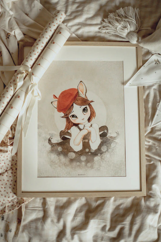 Poster, Miss Ester 50X70 cm - Mrs Mighetto