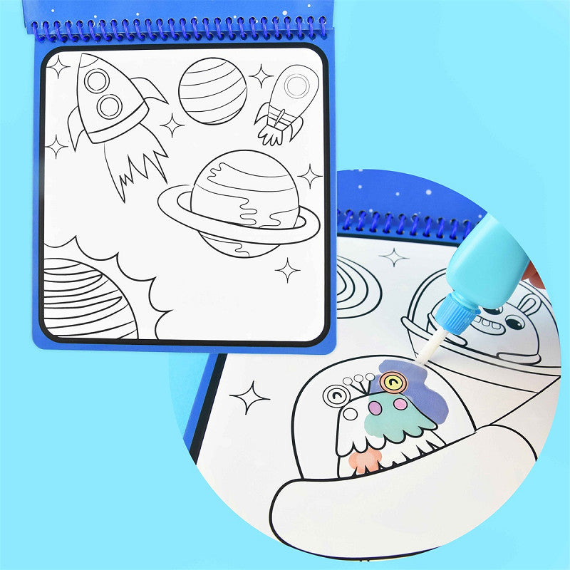 Målarbok, MAGIC REVEAL, Rymden - Robetoy
