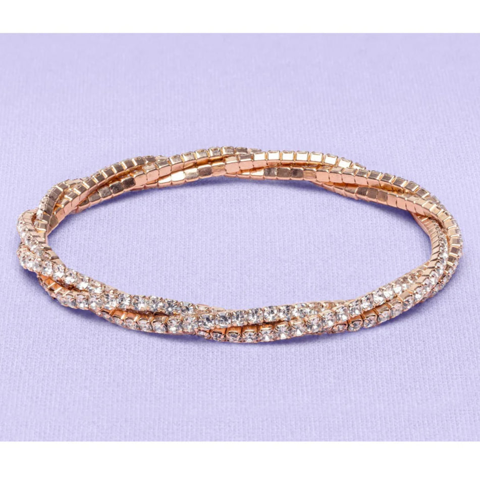 Armband, Boutique Diamante Twist - Great Pretenders