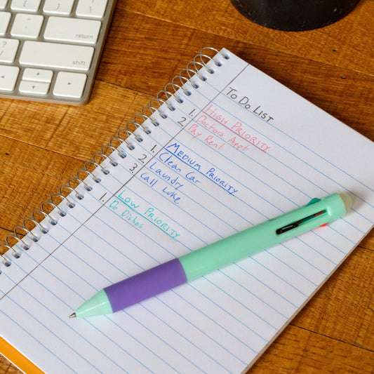 Penna med Flera Färger, Suddbar - Kikkerland