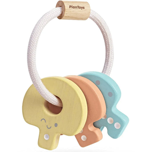 Skallra, Nycklar, Pastell - PlanToys