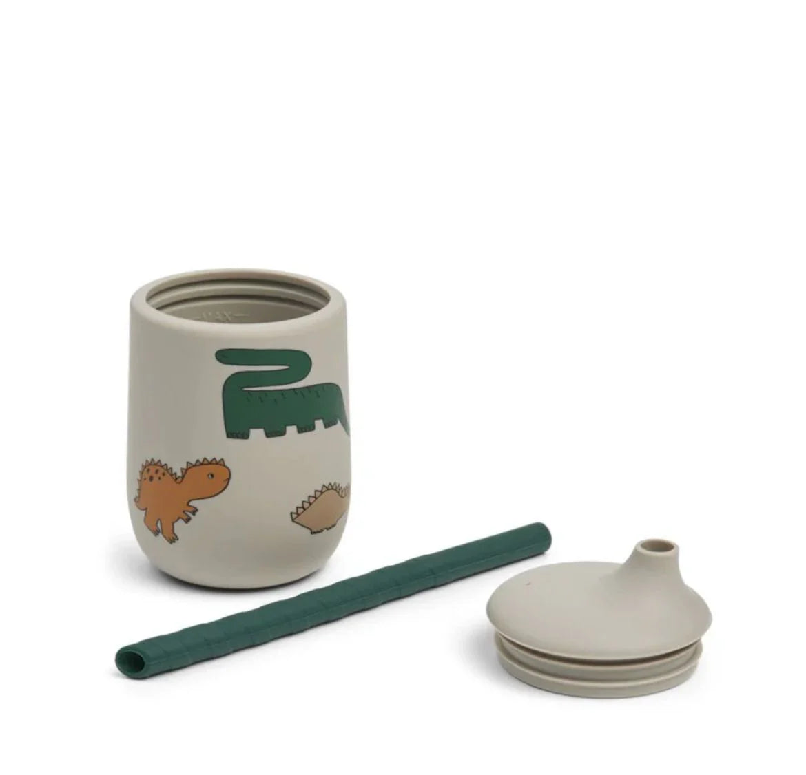 Ellis Sippy Cup, Dinosaurs / Mist