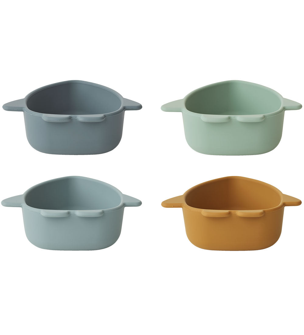 Iggy Silicone Bowls 4 pack, Space Blue Multi Mix