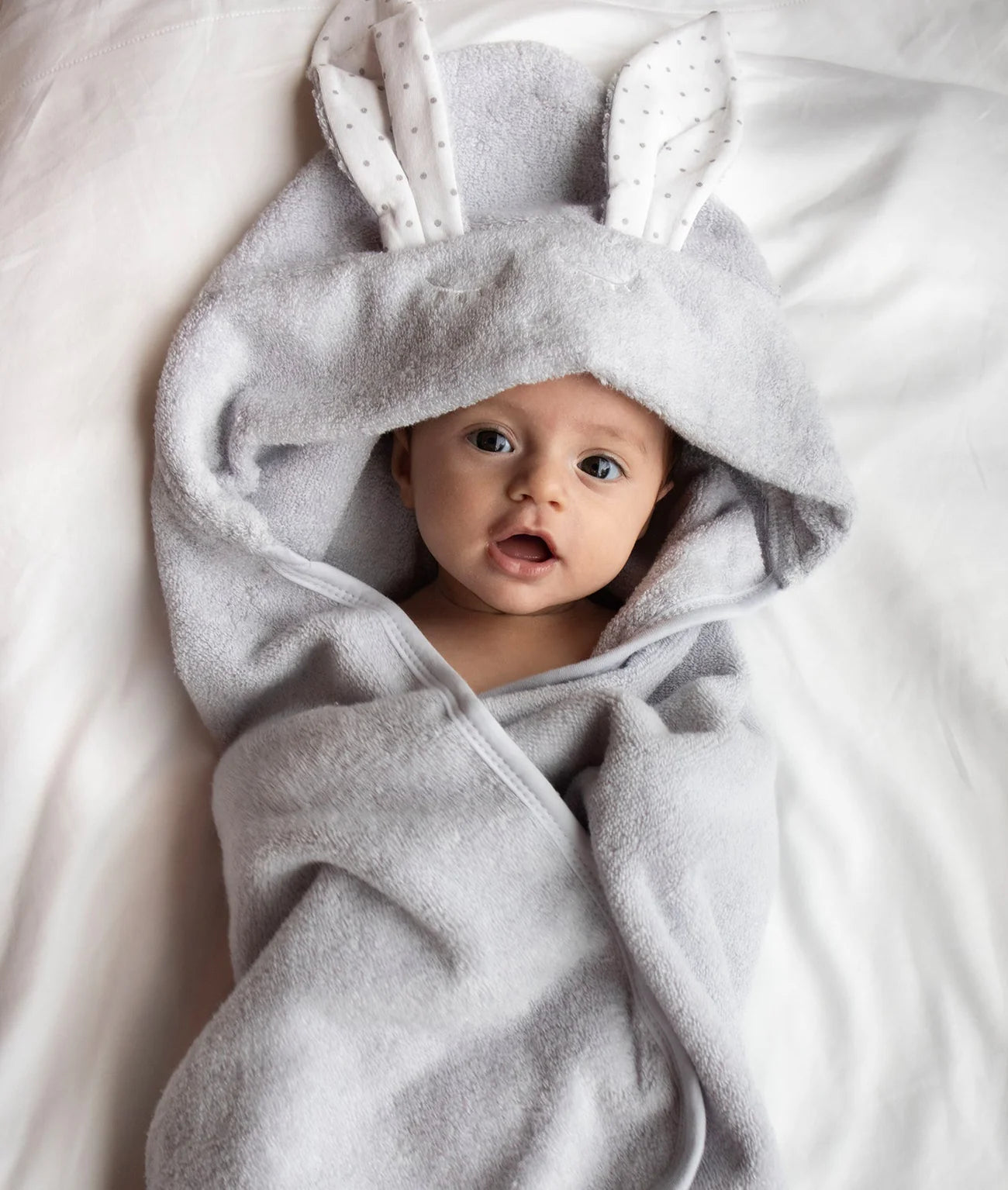 Bunny Towel, Grey