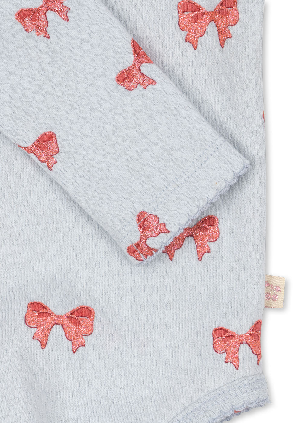 Sui Frill Body, GOTS, Rosia Blue Bow - Konges Sløjd