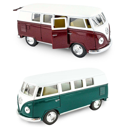 VW Buss , 13cm, 1:32, Olika färger - Robetoy