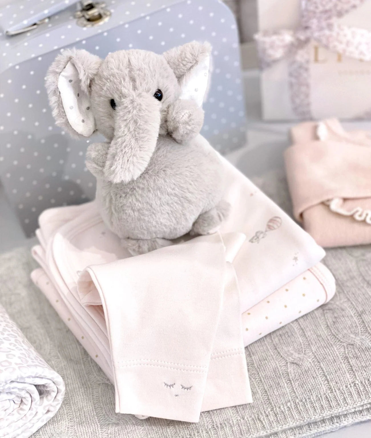 Charlie Elephant Tiny, Grey