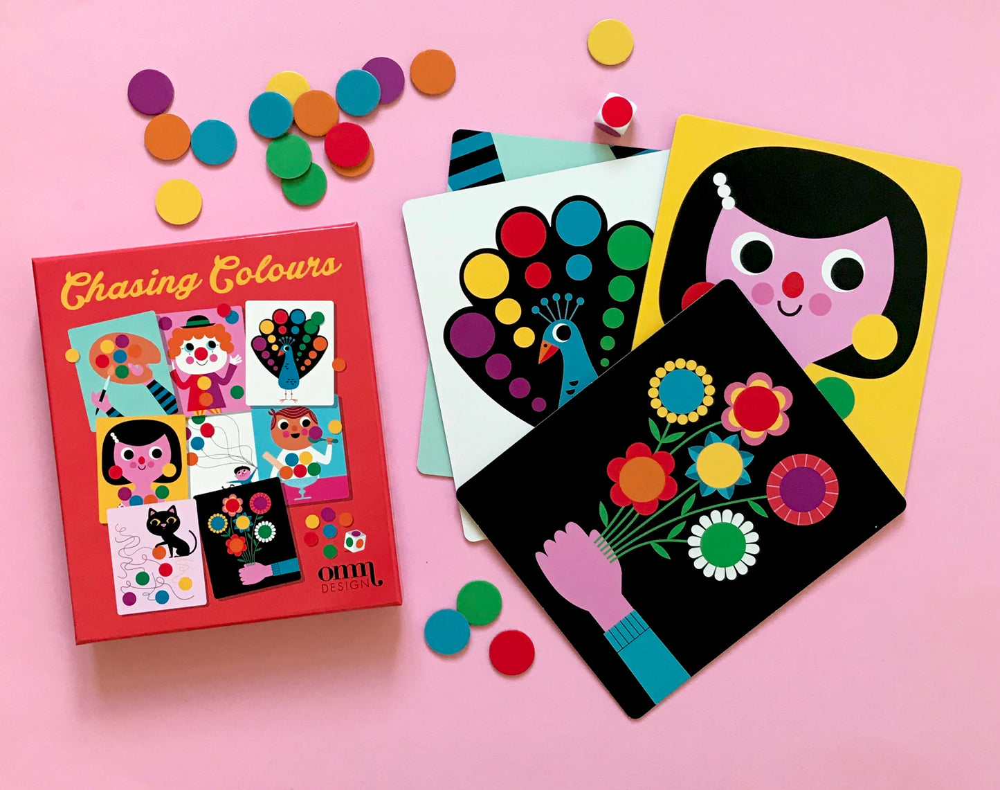 Chasing Colours, brädspel för 2-4 spelare