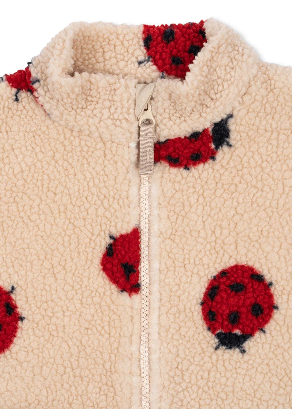 Jody Teddy Jacket Grs, Ladybug Sand