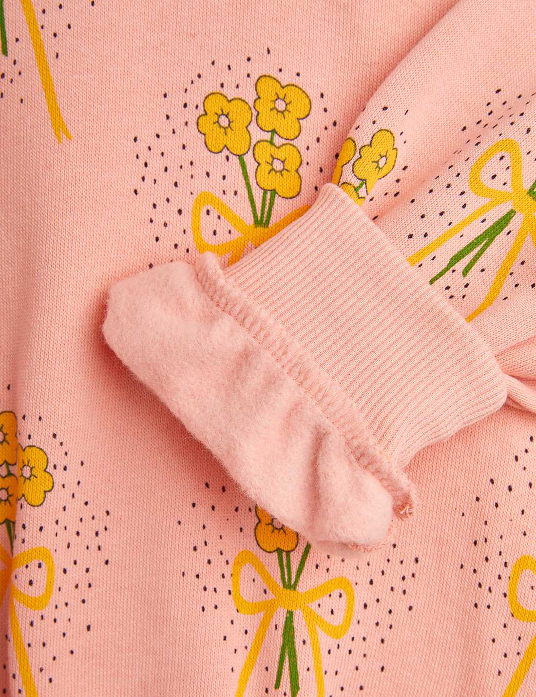 Winter Flowers AOP Sweatshirt, Pink