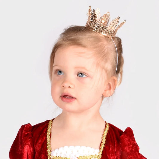 Prinsesskrona, Princess Crown with Pearls - Robetoy
