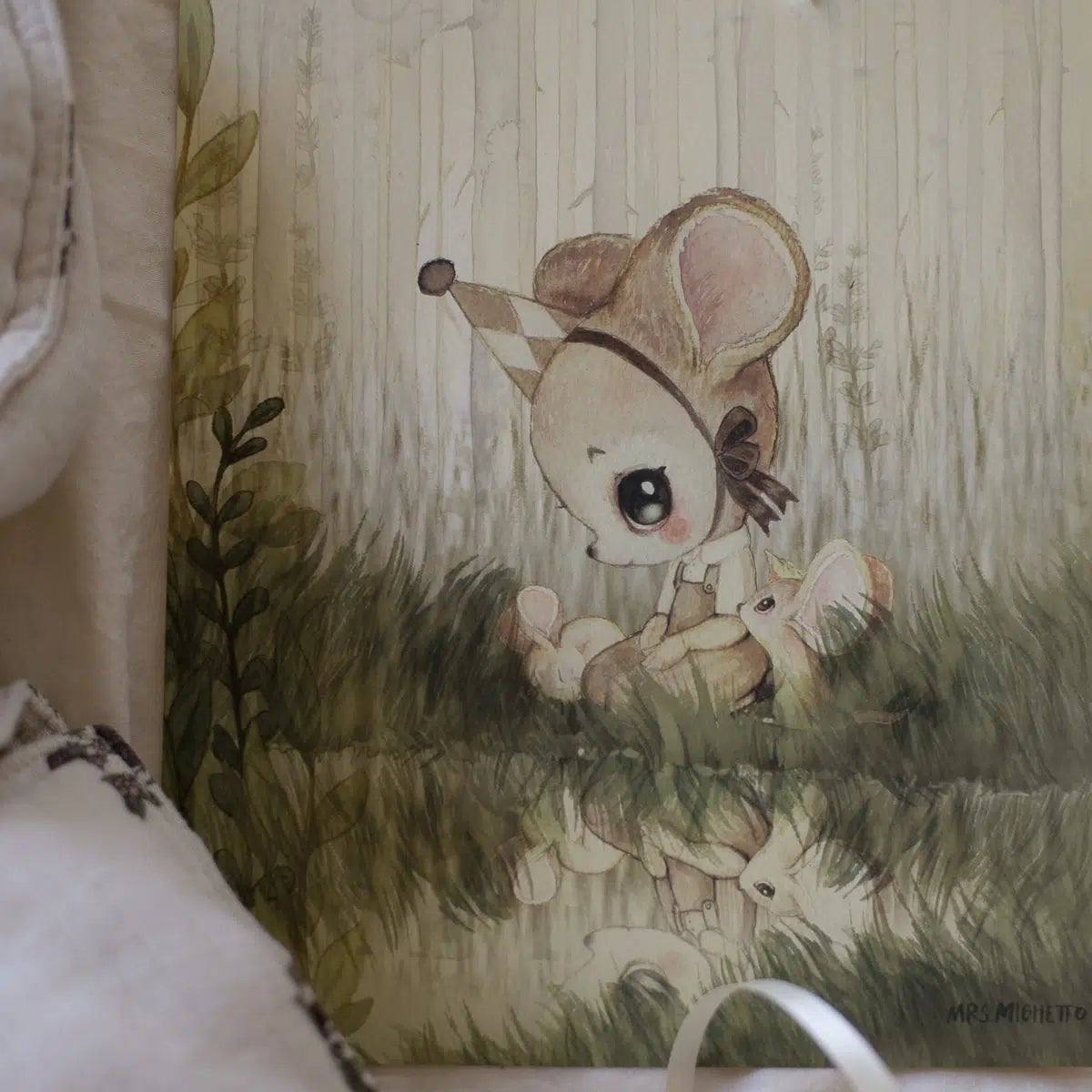 Poster, Mr Morris, 21x30 - Mrs Mighetto