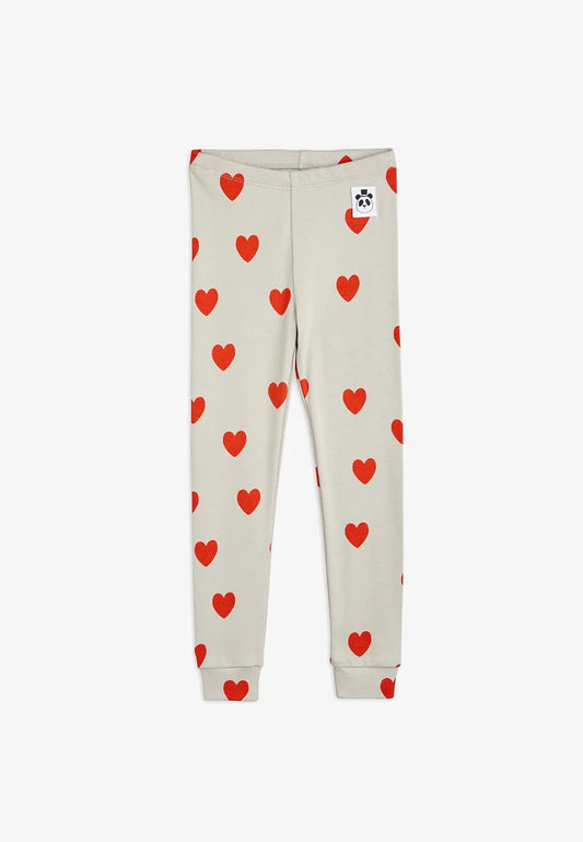 Hearts aop leggings Grey