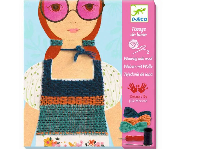Väv Med Yllegarn, Tjej med Rosa Glasögon