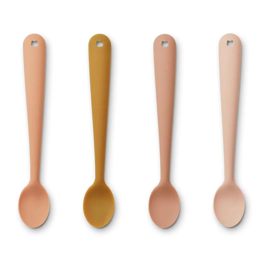 Siv Feeding Spoon 4-Pack Tuscany Rose Multi Mix