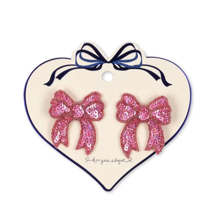 2-pack Hårspännen rosett, Rapture Rose - Konges Slöjd