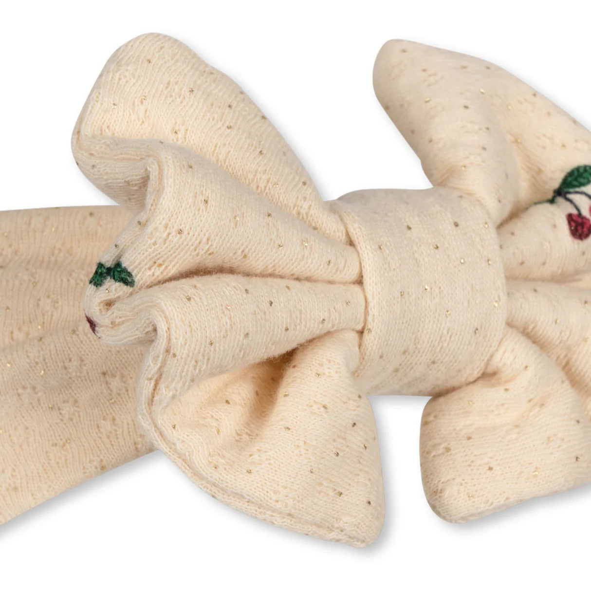 Hårband, Sui New Bambi Bonnet GOTS, Cherry - Konges Sløjd