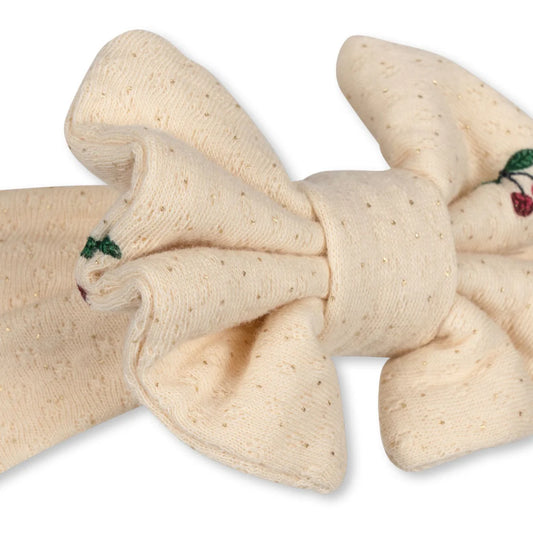 Hårband, Sui New Bambi Bonnet GOTS, Cherry - Konges Sløjd