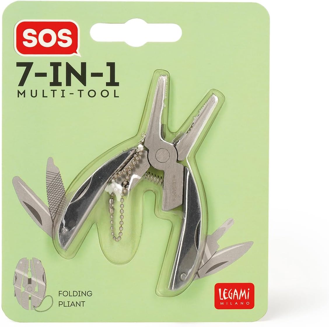 SOS, 7-i-1 Multi-Tool, Mr. 007 - Legami