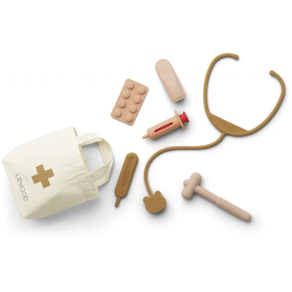 Silicone doctor set, Lennart Rose multi mix - Liewood