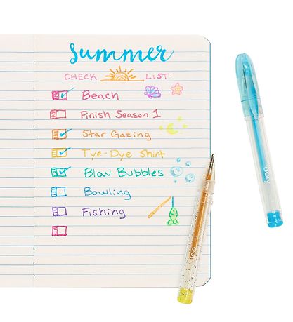 Gelpennor med doft, Mini Doodlers, Fruity Scented - Ooly