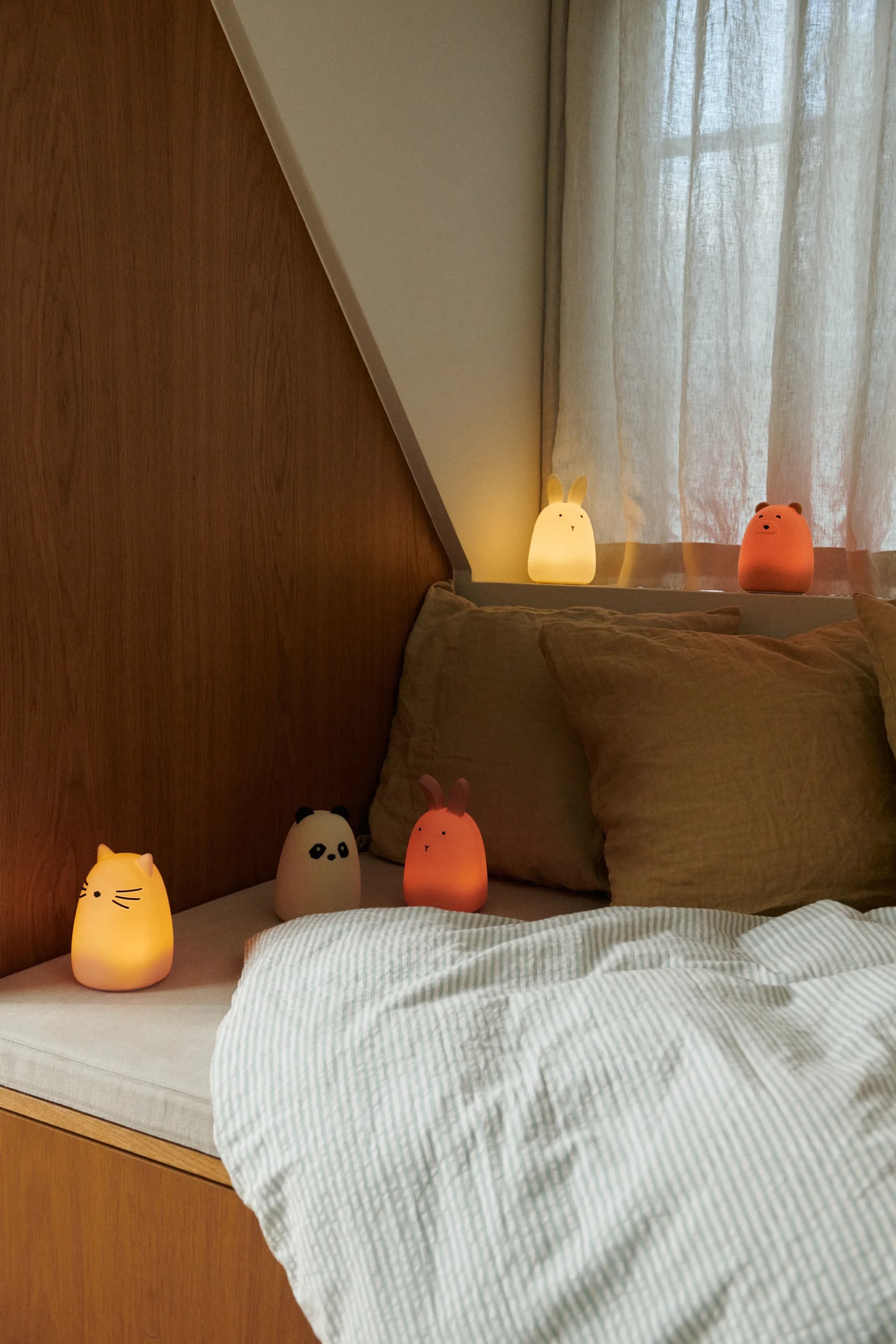 Nattlampa, Winston Night Light, Mr Bear/Dove Blue - Liewood