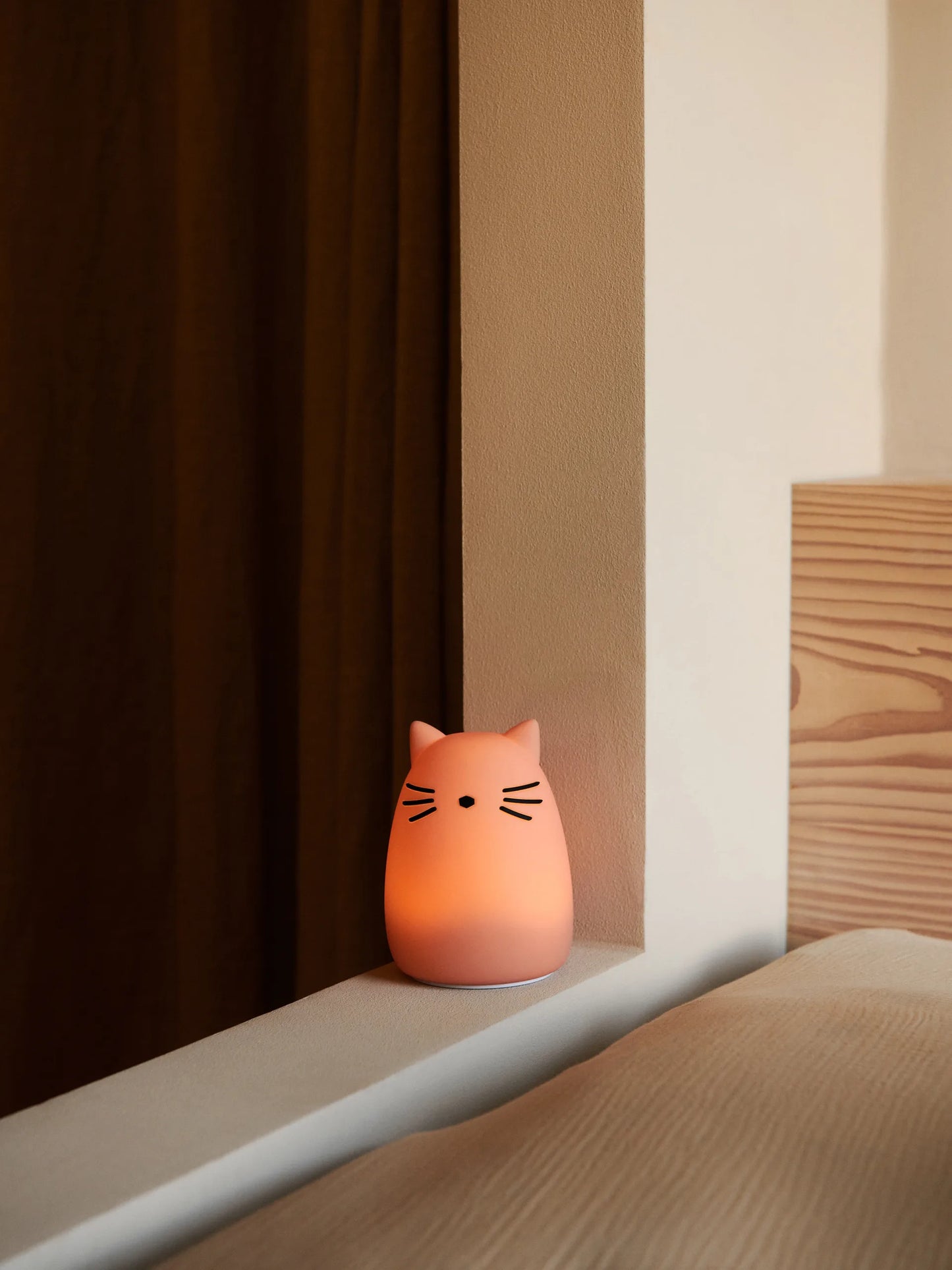 Nattlampa, Jumbo Night Light, Cat/Rose - Liewood