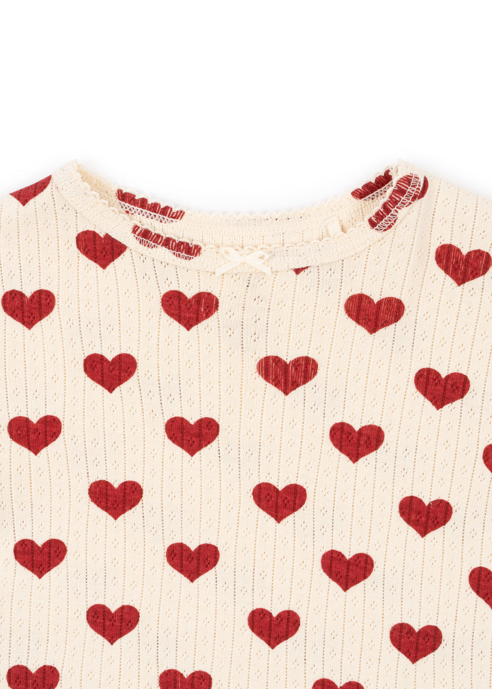 Minnie Blouse GOTS, Amour Rouge