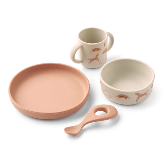 Vivi Printed Tableware Set, Dream/Ecru