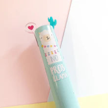 Click & Clack, No Prob Llama, Turkos/Rosa - Legami