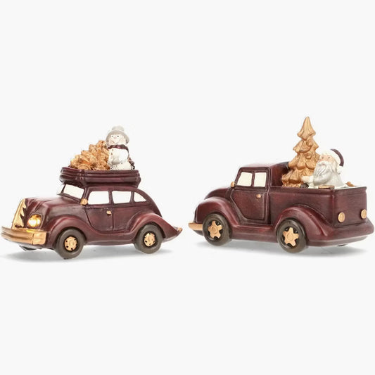 Bilar med LED-ljus, 2 Olika Utföranden - A Lot Decoration