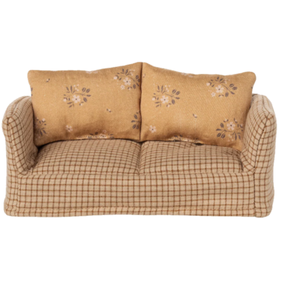 Miniatyr, Soffa, Maple, Mus - Maileg