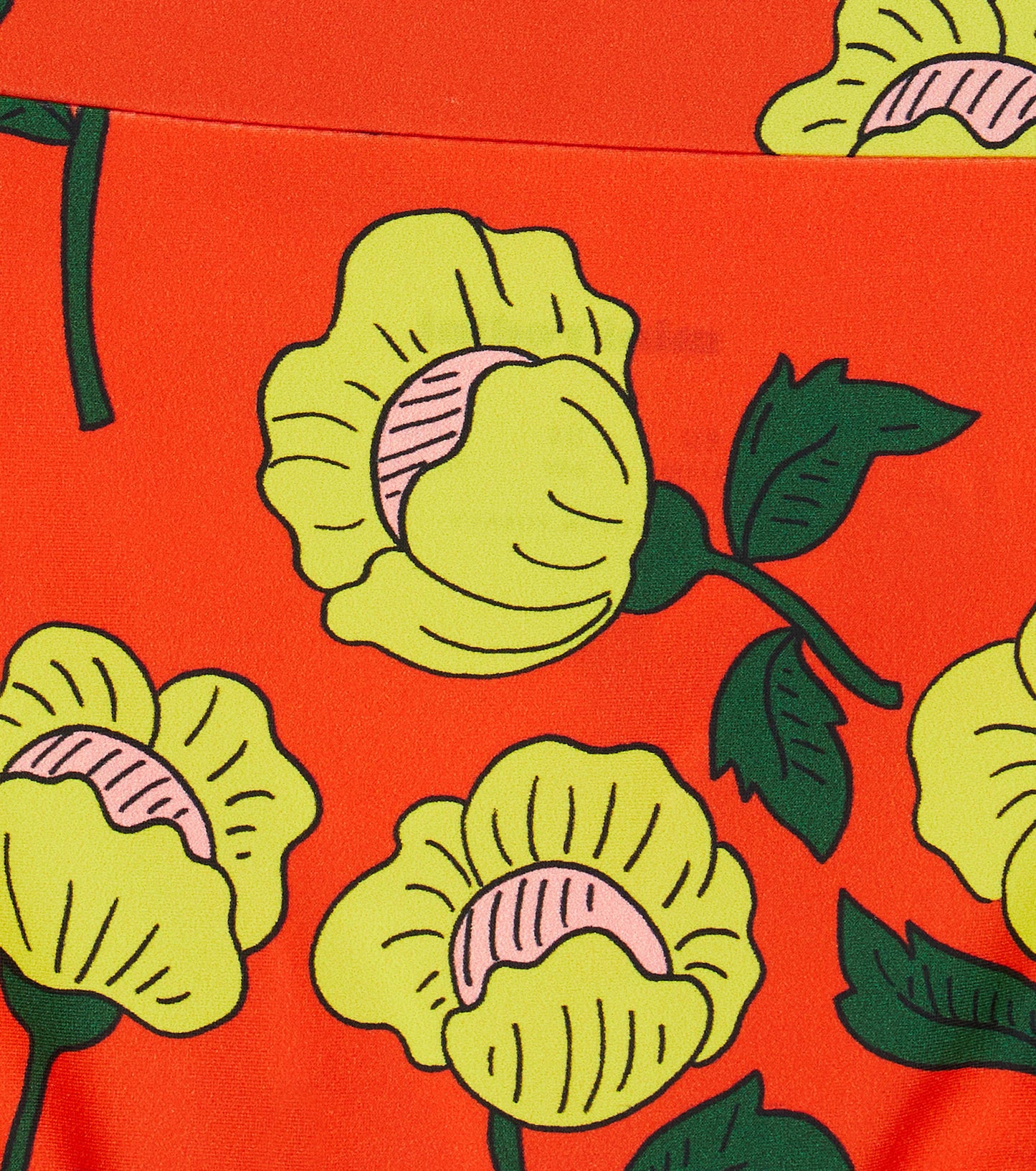 Flowers AOP High Waisted Swim Pants